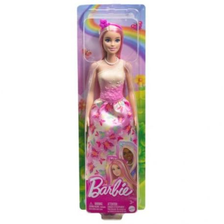 Barbie Dreamtopia Rózsaszín hajú hercegnő baba