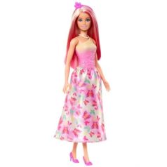 Barbie Dreamtopia Rózsaszín hajú hercegnő baba