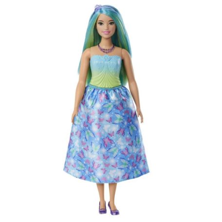 Barbie Dreamtopia Kék-zöld hajú hercegnő baba