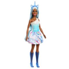 Barbie Dreamtopia - Kék hajú unikornis baba