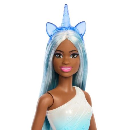 Barbie Dreamtopia - Kék hajú unikornis baba