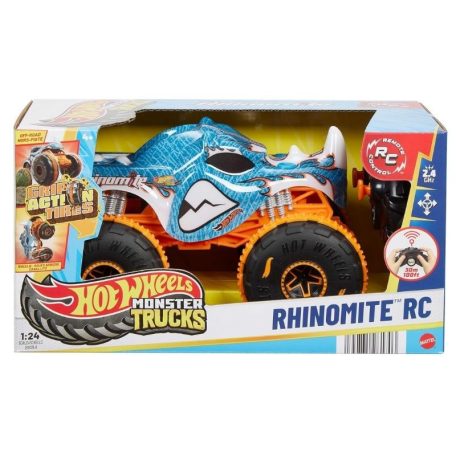 Hot Wheels Monster Trucks RC Rhinomite távirányítós autó (1:24)