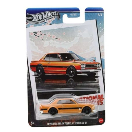 Hot Wheels Vintage Silver Series kisautó - National Icons 4/5 - 1971 Nissan Skyline HT 2000 GT-R (1:64)