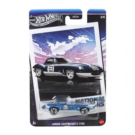 Hot Wheels Vintage Silver Series kisautó - National Icons 2/5 - Jaguar Lightweight E-type (1:64)
