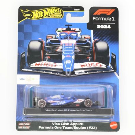 Hot Wheels Premium F1 2024 kisautó - Visa Cash App RB Formula One Team (22)