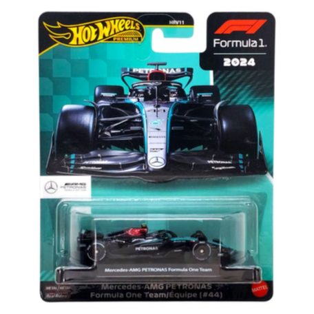 Hot Wheels Premium F1 2024 fém kisautó - Mercedes-AMG Petronas Formula One Team (44)