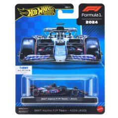   Hot Wheels Premium F1 2024 fém kisautó - BWT Alpine F1 Team A524 - No. 10 (1:64)