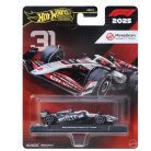 Hot Wheels Premium F1 kisautó - MoneyGram Haas F1 Team 2025 - Esteban Ocon (31)