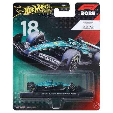 Hot Wheels Premium F1 kisautó - Lance Stroll - Aston Martin