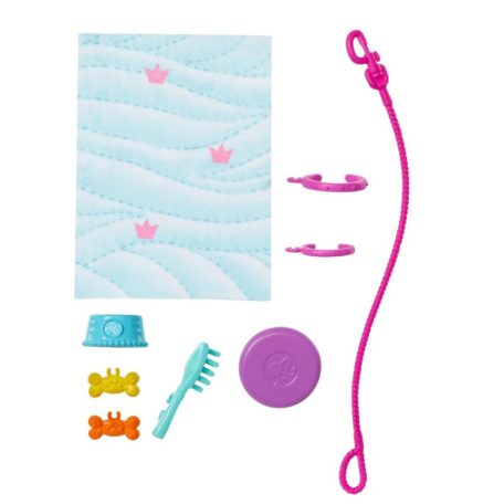 Barbie Gondoskodás játékszett - Kerekesszékes kutyussal