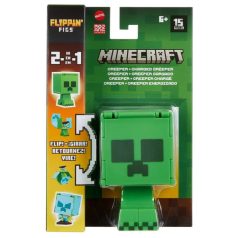   Minecraft 2 az 1-ben Flippin Figs átalakítható figura - Creeper és Feltöltött Creeper