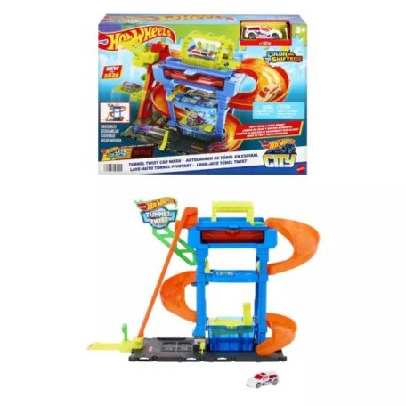 Hot Wheels City - Autómosó színváltós kisautóval