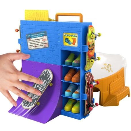 Hot Wheels Fingerboard Gabonapehely gördeszkapark