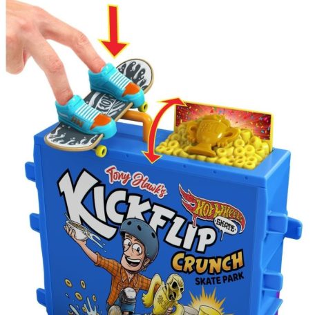 Hot Wheels Fingerboard Gabonapehely gördeszkapark