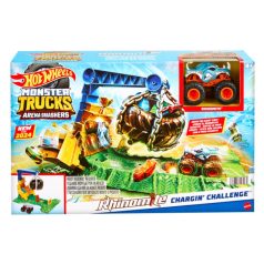   Hot Wheels Monster Trucks Arena Smashers - Rhinomite Chargin' Challenge