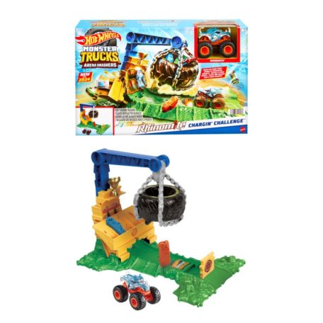 Hot Wheels Monster Trucks Arena Smashers - Rhinomite Chargin' Challenge