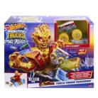 Hot Wheels Monster Trucks Power Smasher Tűzszörny pályaszett