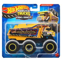   Hot Wheels Monster Trucks - Hatkerekű vontató szörnyjárgány - Wreckstruction