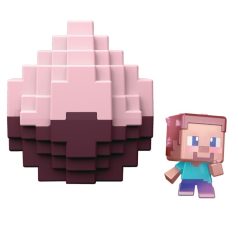   Minecraft Mini Mode Spawn Egg Idéző tojás - Cherry Blossom - Petal Perfect Steve