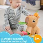 Fisher-Price Sensimals Kapibara plüss szenzoros készségfejlesztő bébijáték