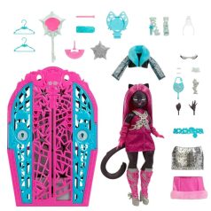   Monster High Szörnyen Jóbarátok Titkai - Rémes Nyomozás Dívák - Catty Noir