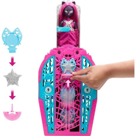 Monster High Szörnyen Jóbarátok Titkai - Rémes Nyomozás Dívák - Catty Noir