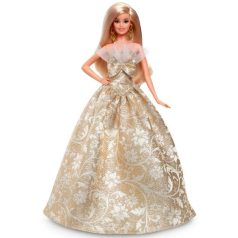   Barbie Signature divatbaba - 2025 Holiday Barbie szőke (ünnepi kiadás)