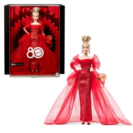Barbie Signature Szőke divatbaba (80. évfordulós kiadás)