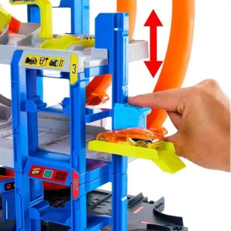 Hot Wheels City Megahurkos garázs játékszett