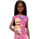 Barbie Karrier játékszett - Gyermekorvos baba szőke hajú csecsemővel
