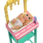 Barbie Karrier játékszett - Gyermekorvos baba szőke hajú csecsemővel