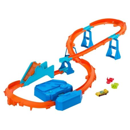 Hot Wheels Stunt Tracks pályaszett - Felturbózott ugratós versenypálya készlet