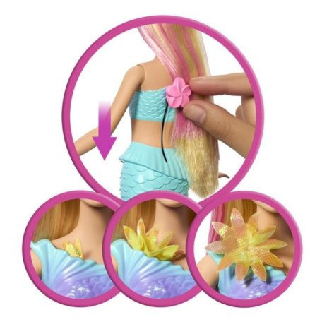 Barbie Dreamtopia Virágvarázs sellő baba - Malibu