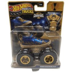   Hot Wheels Monster Trucks - Trophy Champions bajnok kisautó serleggel - Sneakerhead (1:64)