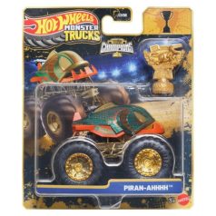  Hot Wheels Monster Trucks - Trophy Champions bajnok kisautó serleggel - Pirah-AHHHH (1:64)