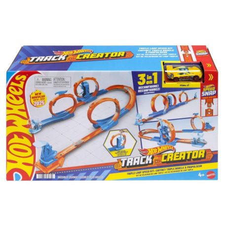 Hot Wheels Track Creator tripla hurok pályaszett