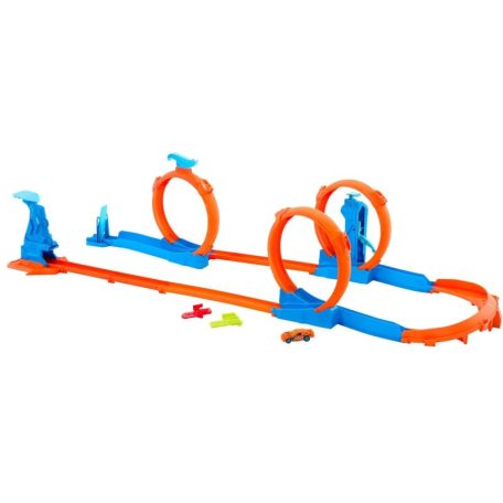 Hot Wheels Track Creator tripla hurok pályaszett