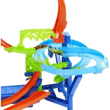 Hot Wheels Stunt Tracks ütközés a levegőben pályaszett