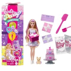 Barbie Party Reveal meglepetés szett - Francia bulldog