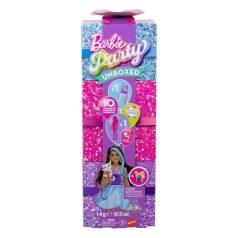 Barbie Party Reveal Glamour meglepetés divatbaba (lila)