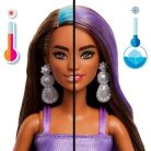 Barbie Party Reveal Glamour meglepetés divatbaba (lila)