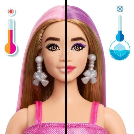 Barbie Party Reveal játékszett - Glamour meglepetés szett (rózsaszín)