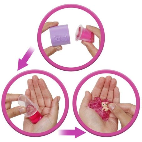 Barbie Party Reveal játékszett - Glamour meglepetés szett (rózsaszín)