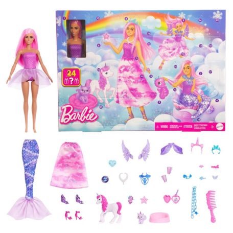 Barbie Dreamtopia adventi kalendárium