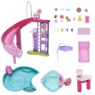Barbie medencés buli játékszett