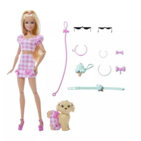 Barbie kiskedvenc játékszett (rózsaszín)