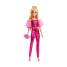 Barbie Deluxe Style divatbaba pink hosszúnadrágos szettben (S5)