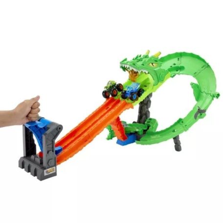 Hot Wheels Monster Trucks Sárkányfutam pályaszett