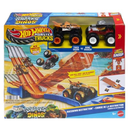 Hot Wheels Monster Trucks Hajsza pályaszett
