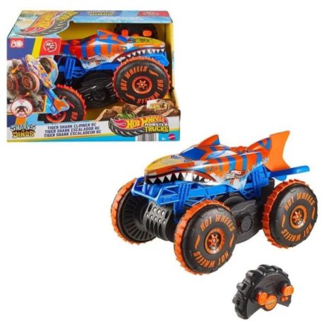 Hot Wheels Monster Trucks távirányítós játékautó - Tiger Shark Climber RC
